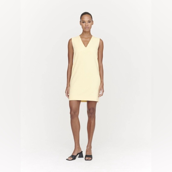 Ninety Percent Piper Yellow Organic Cotton Interlock Dress NWT - Picture 2 of 13